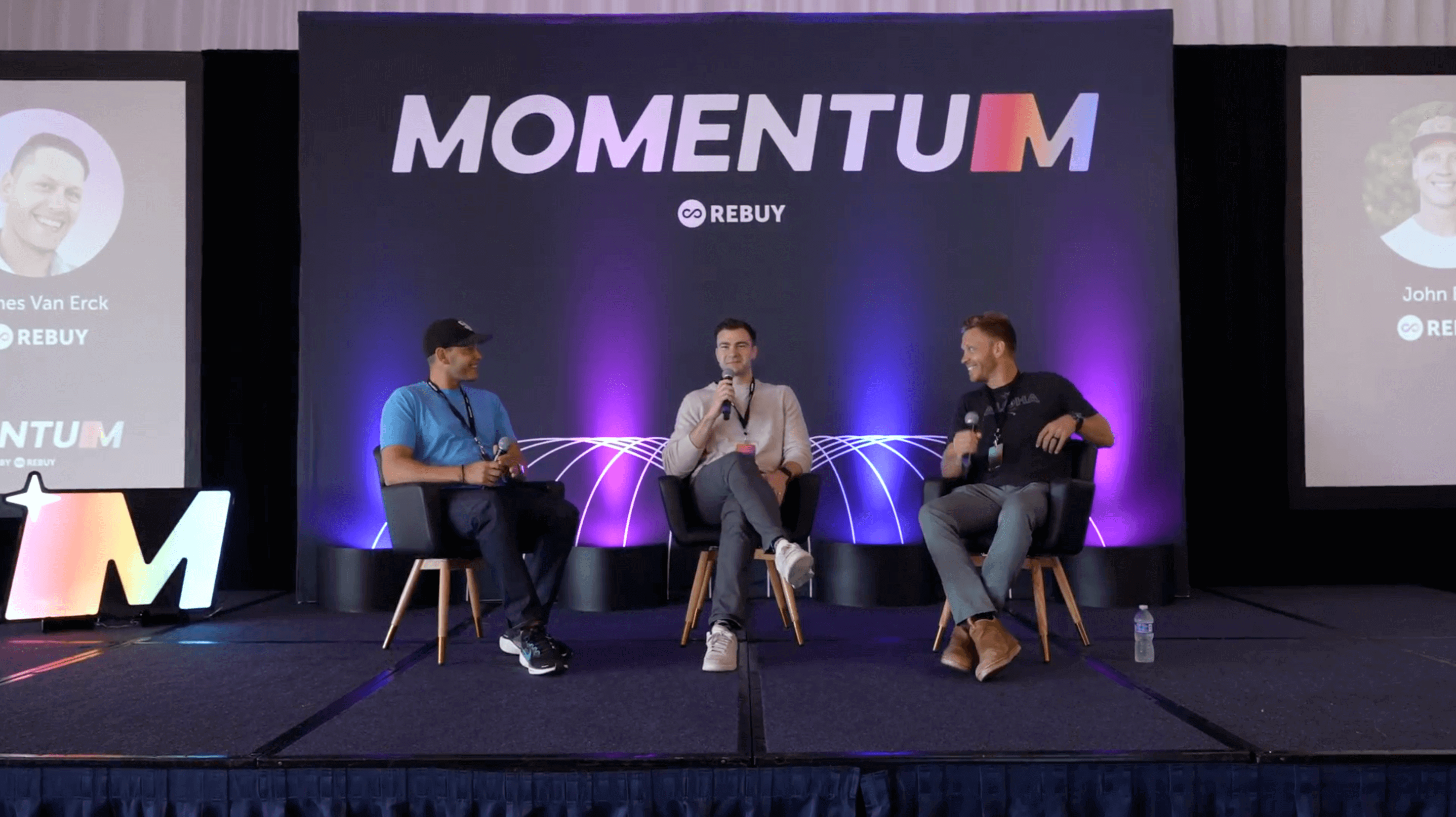 M13's Brent Murri interviews Rebuy's John and James at Momentum 2025