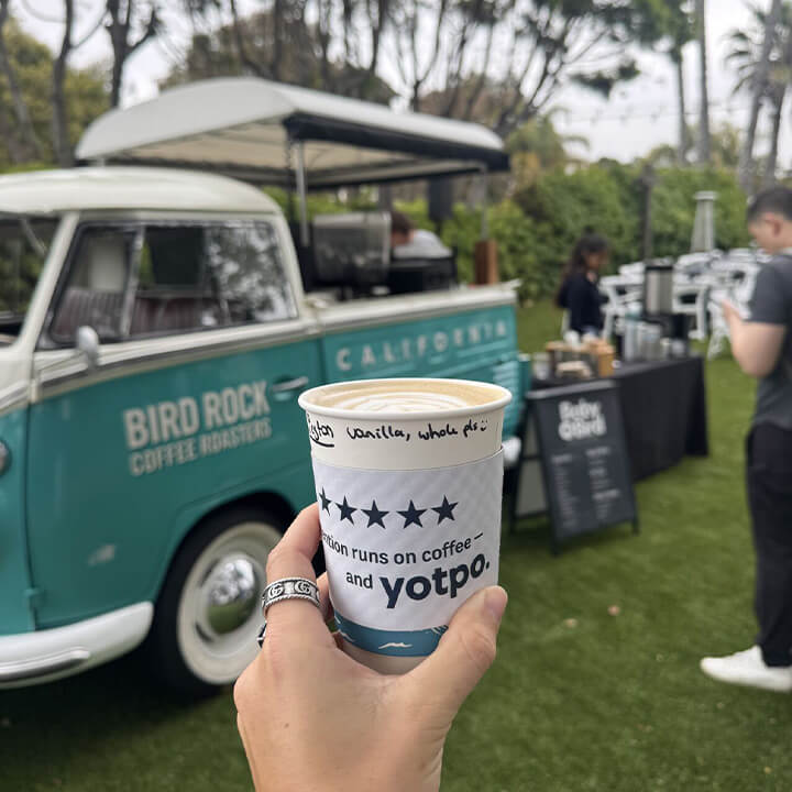 Yotpo coffee sponsor