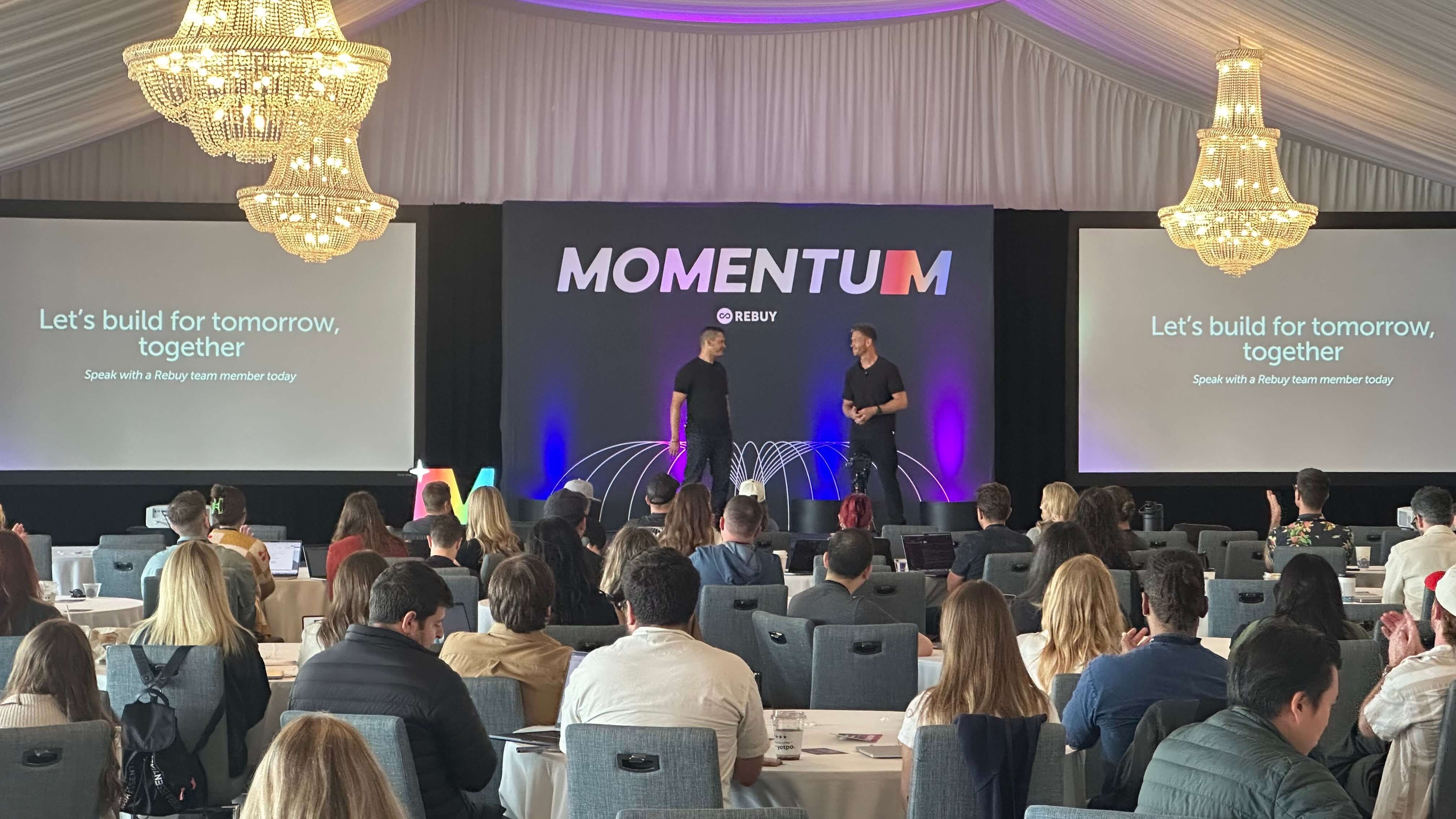 John Erck and James Van Erck at Momentum 2025