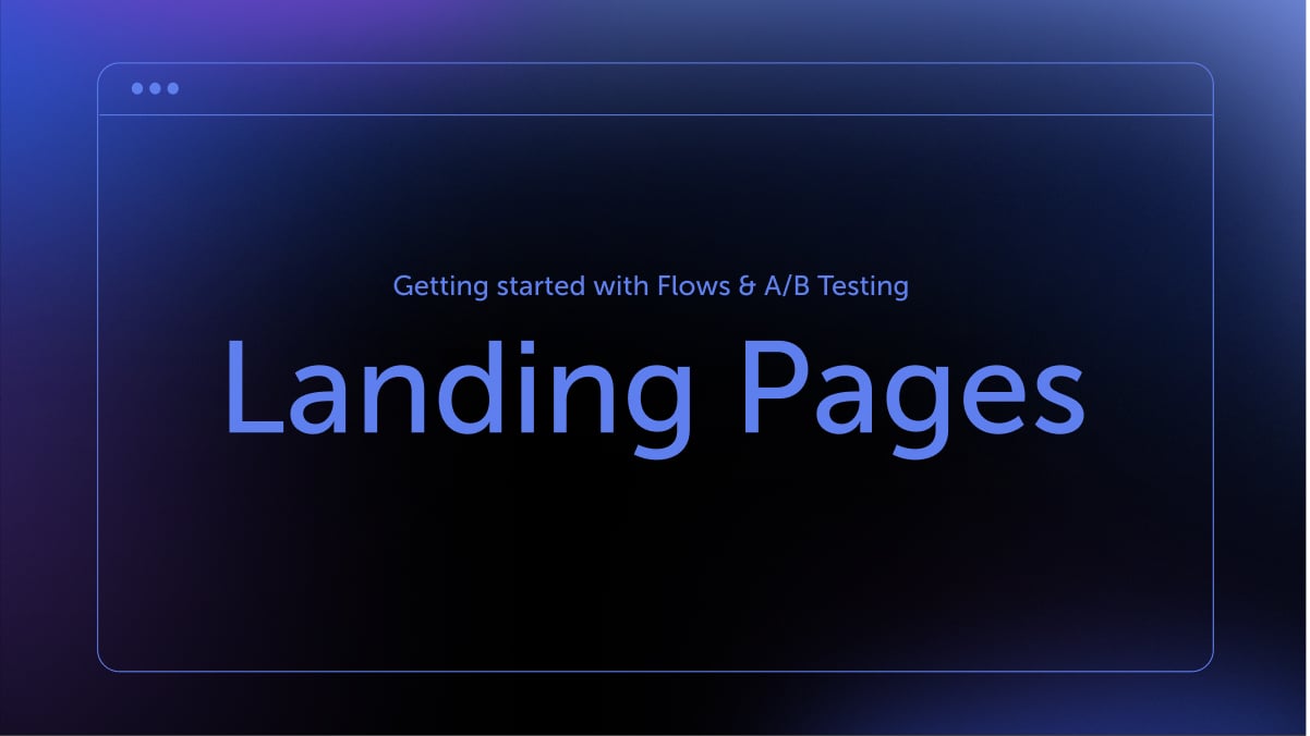 Landing Pages guide