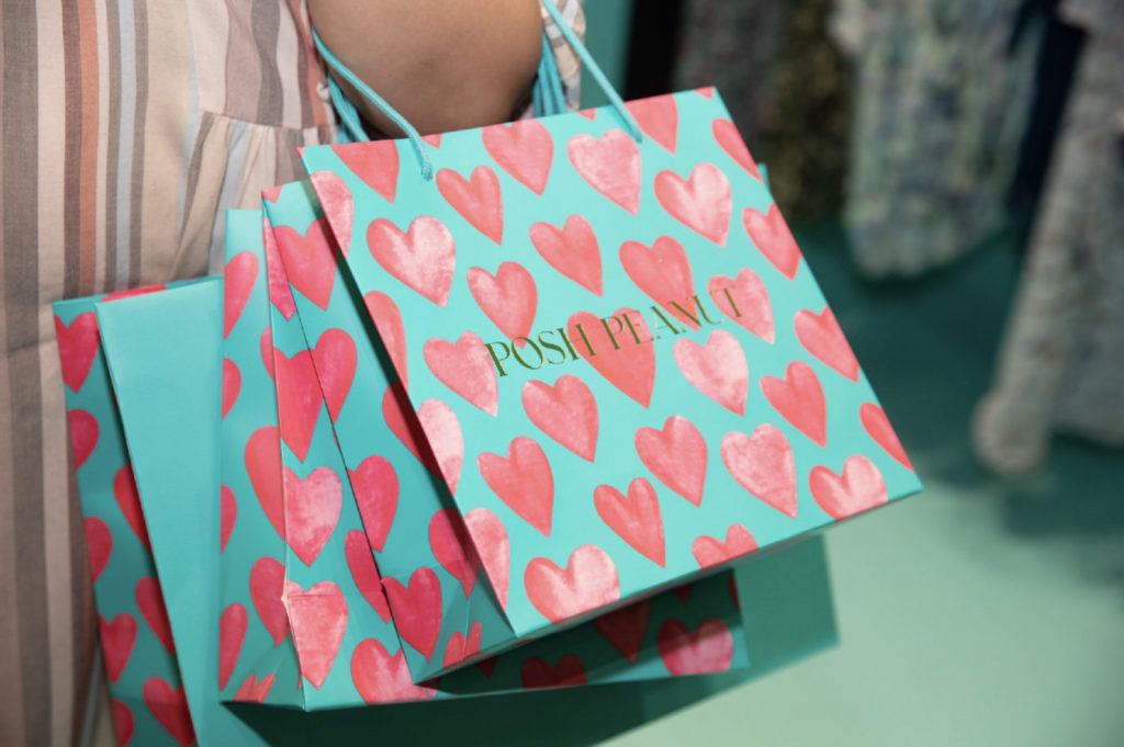 posh peanut shopping bags