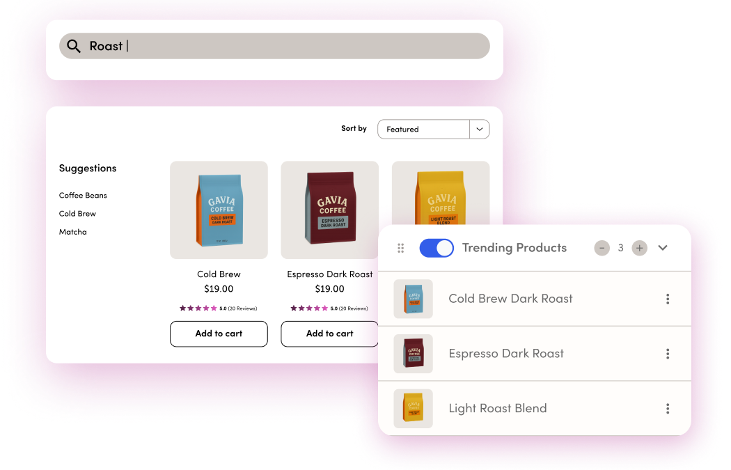 Screenshot of Smart Search